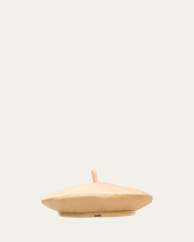 Carter Camel Cashmere Beret